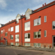 Flot facadeisolering på bygning